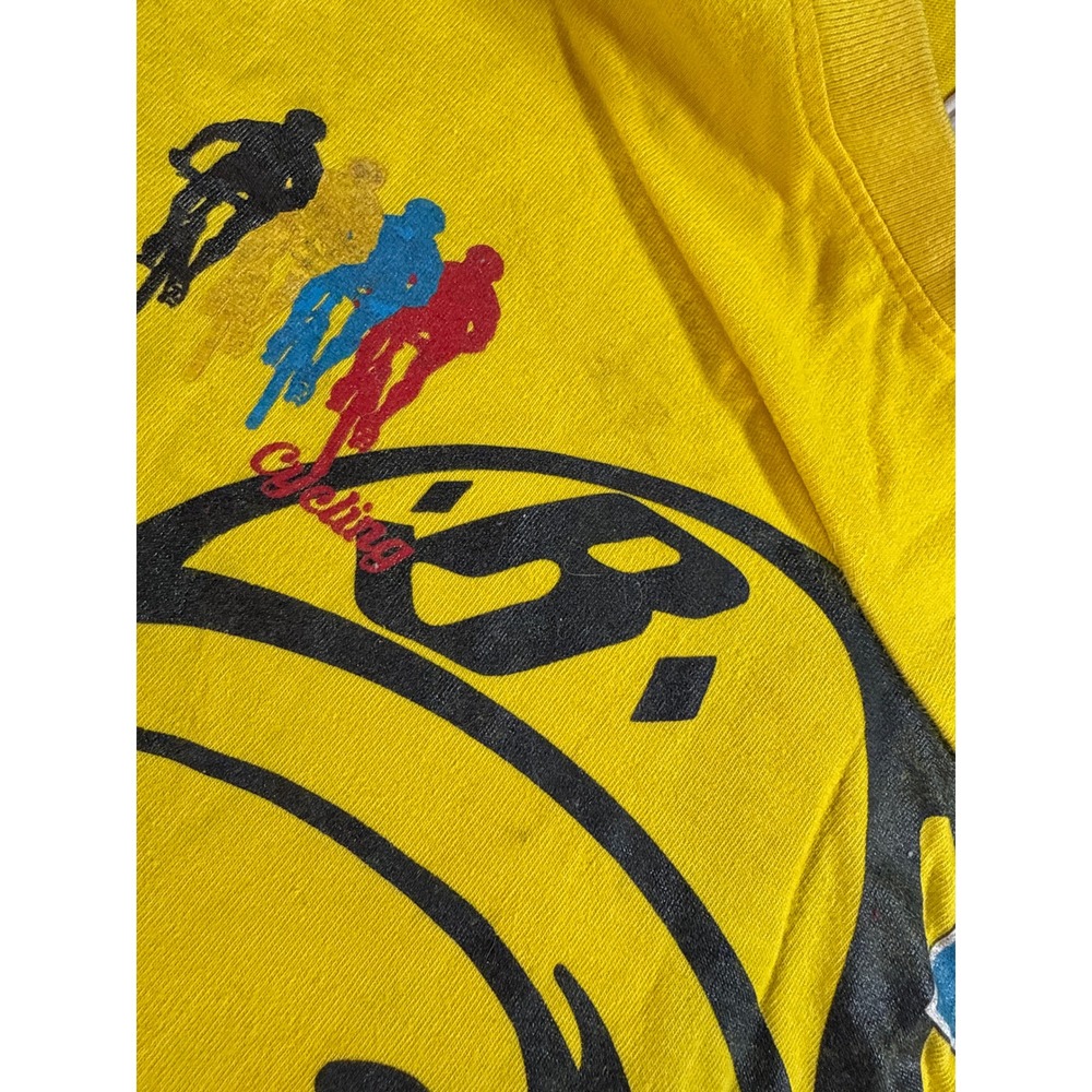 Billionaire Boys Club Asteroid Racing Shirt Mens XXXL Yellow Long Sleeve Graphic - Picture 8 of 14